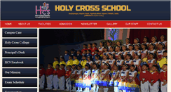 Desktop Screenshot of holycrossschoolagartala.in